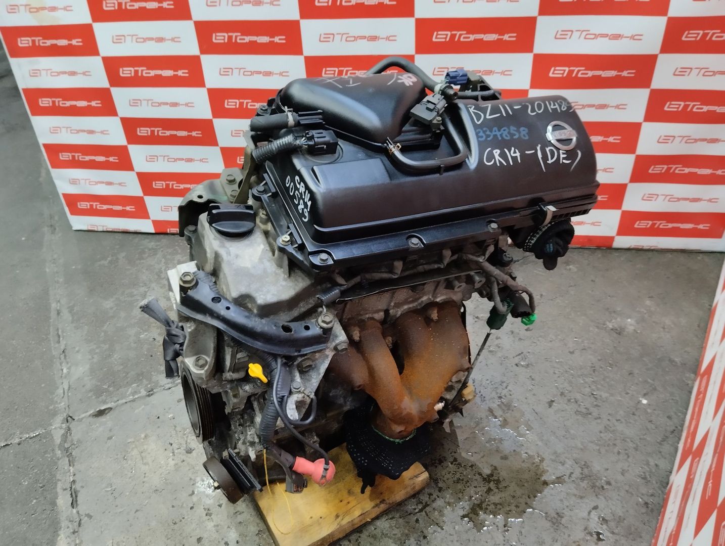Двигатель NISSAN CUBE CR14DE BZ11 T54100589