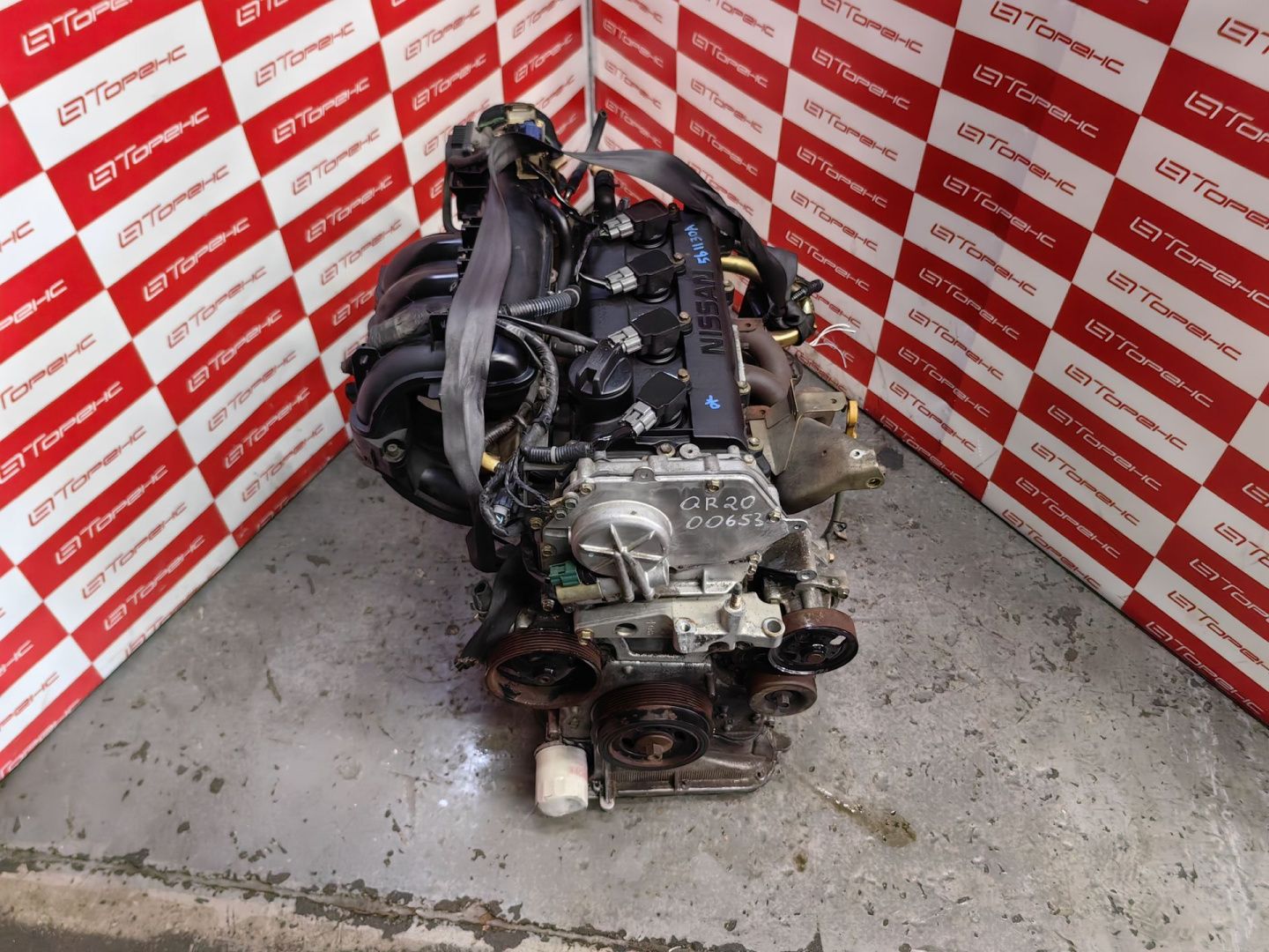 Двигатель NISSAN AVENIR QR20DE RM12 T54100653